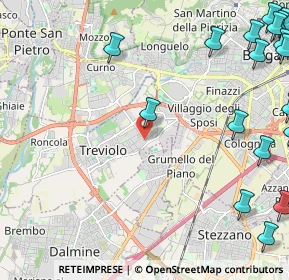 Mappa Via E.Scuri, 24048 Treviolo BG, Italia (3.616)