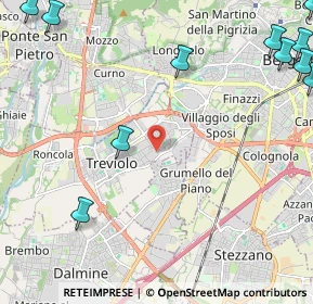 Mappa Via E.Scuri, 24048 Treviolo BG, Italia (3.46818)