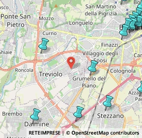 Mappa Via E.Scuri, 24048 Treviolo BG, Italia (3.681)