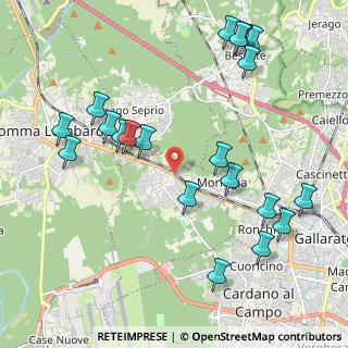 Mappa Via Sempione, 21011 Casorate Sempione VA, Italia (2.398)