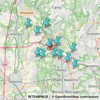 Mappa Via Achille Grandi, 20823 Lentate sul Seveso MB, Italia (2.9375)