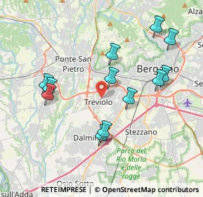 Mappa 24048 Treviolo BG, Italia (3.8625)