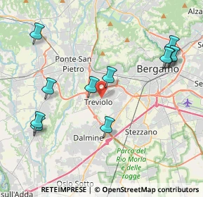 Mappa 24048 Treviolo BG, Italia (4.48909)