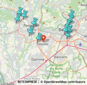 Mappa 24048 Treviolo BG, Italia (4.48077)