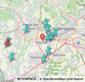 Mappa 24048 Treviolo BG, Italia (3.94083)
