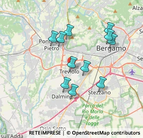 Mappa 24048 Treviolo BG, Italia (3.21727)