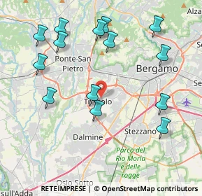 Mappa 24048 Treviolo BG, Italia (4.46357)