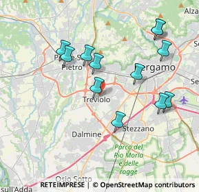 Mappa 24048 Treviolo BG, Italia (3.82083)