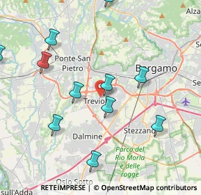 Mappa 24048 Treviolo BG, Italia (4.81833)