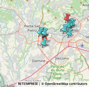 Mappa 24048 Treviolo BG, Italia (2.99091)