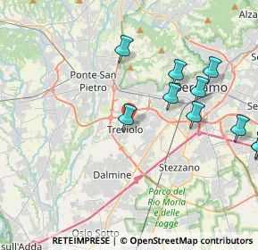 Mappa 24048 Treviolo BG, Italia (4.94182)