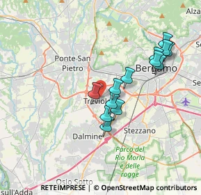 Mappa 24048 Treviolo BG, Italia (3.29308)