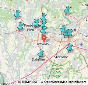 Mappa 24048 Treviolo BG, Italia (3.75231)