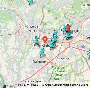 Mappa 24048 Treviolo BG, Italia (3.76846)