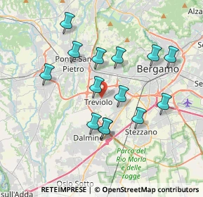 Mappa 24048 Treviolo BG, Italia (3.41286)