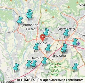 Mappa 24048 Treviolo BG, Italia (4.648)