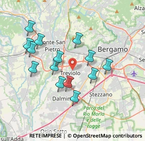Mappa 24048 Treviolo BG, Italia (3.40786)