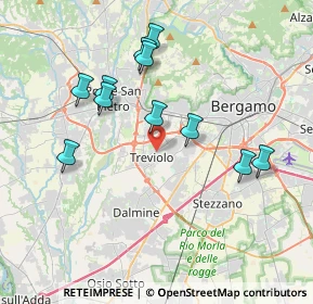 Mappa 24048 Treviolo BG, Italia (3.66545)
