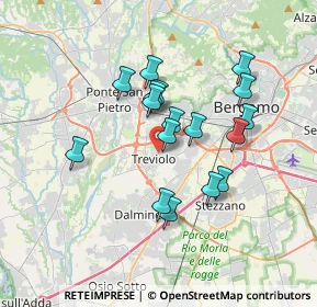 Mappa 24048 Treviolo BG, Italia (2.95294)