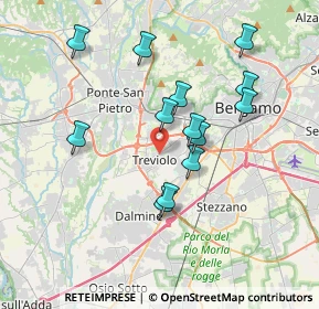 Mappa 24048 Treviolo BG, Italia (3.36538)