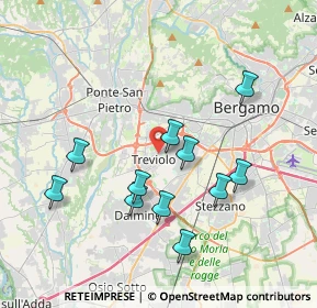 Mappa 24048 Treviolo BG, Italia (3.60545)