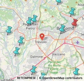 Mappa 24048 Treviolo BG, Italia (6.18286)