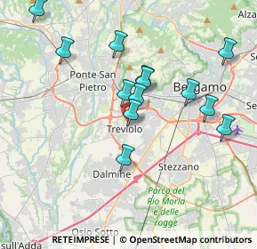 Mappa 24048 Treviolo BG, Italia (3.61923)