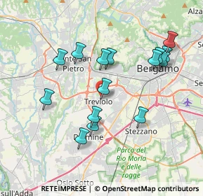 Mappa 24048 Treviolo BG, Italia (3.62067)