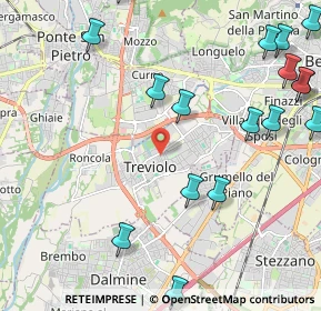 Mappa 24048 Treviolo BG, Italia (3.05)