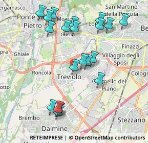 Mappa 24048 Treviolo BG, Italia (2.0875)