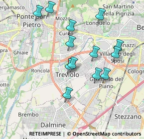 Mappa 24048 Treviolo BG, Italia (1.80846)