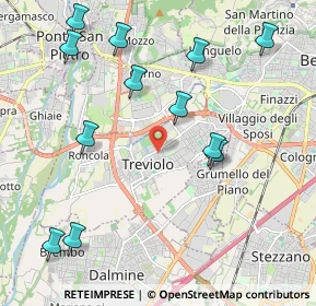 Mappa 24048 Treviolo BG, Italia (2.38417)