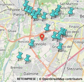 Mappa 24048 Treviolo BG, Italia (2.146)
