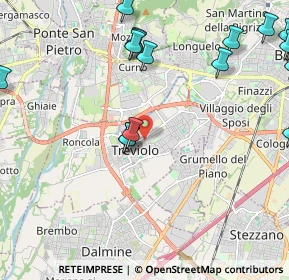 Mappa 24048 Treviolo BG, Italia (2.93)