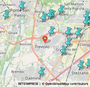 Mappa 24048 Treviolo BG, Italia (2.93737)