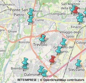 Mappa 24048 Treviolo BG, Italia (2.85)