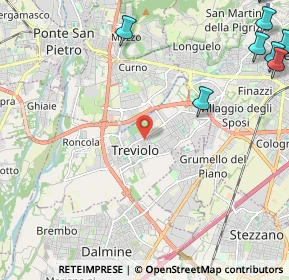 Mappa 24048 Treviolo BG, Italia (3.87909)