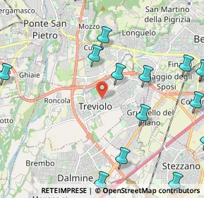Mappa 24048 Treviolo BG, Italia (3.263)