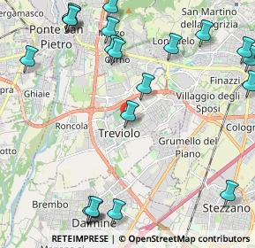 Mappa 24048 Treviolo BG, Italia (2.872)