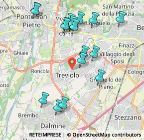 Mappa 24048 Treviolo BG, Italia (2.14647)
