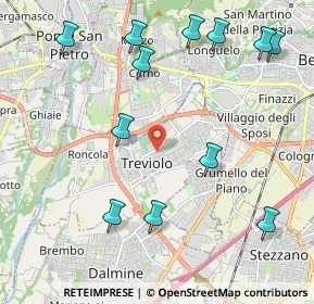 Mappa 24048 Treviolo BG, Italia (2.4975)