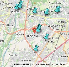 Mappa 24048 Treviolo BG, Italia (2.20429)