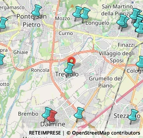 Mappa 24048 Treviolo BG, Italia (3.4895)