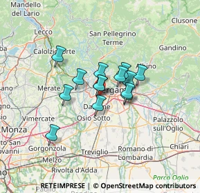 Mappa 24048 Treviolo BG, Italia (8.51929)