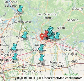 Mappa 24048 Treviolo BG, Italia (11.91923)