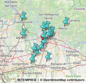 Mappa 24048 Treviolo BG, Italia (9.88563)