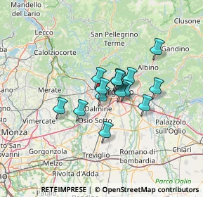 Mappa 24048 Treviolo BG, Italia (8.47133)