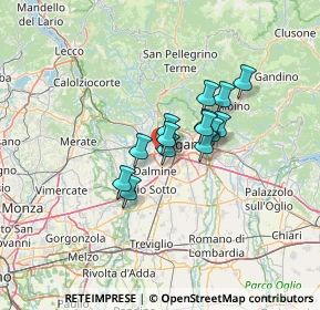 Mappa 24048 Treviolo BG, Italia (8.61286)
