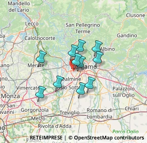 Mappa 24048 Treviolo BG, Italia (9.30545)