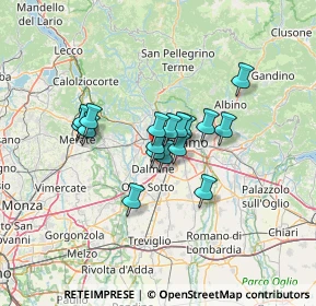 Mappa 24048 Treviolo BG, Italia (8.96294)